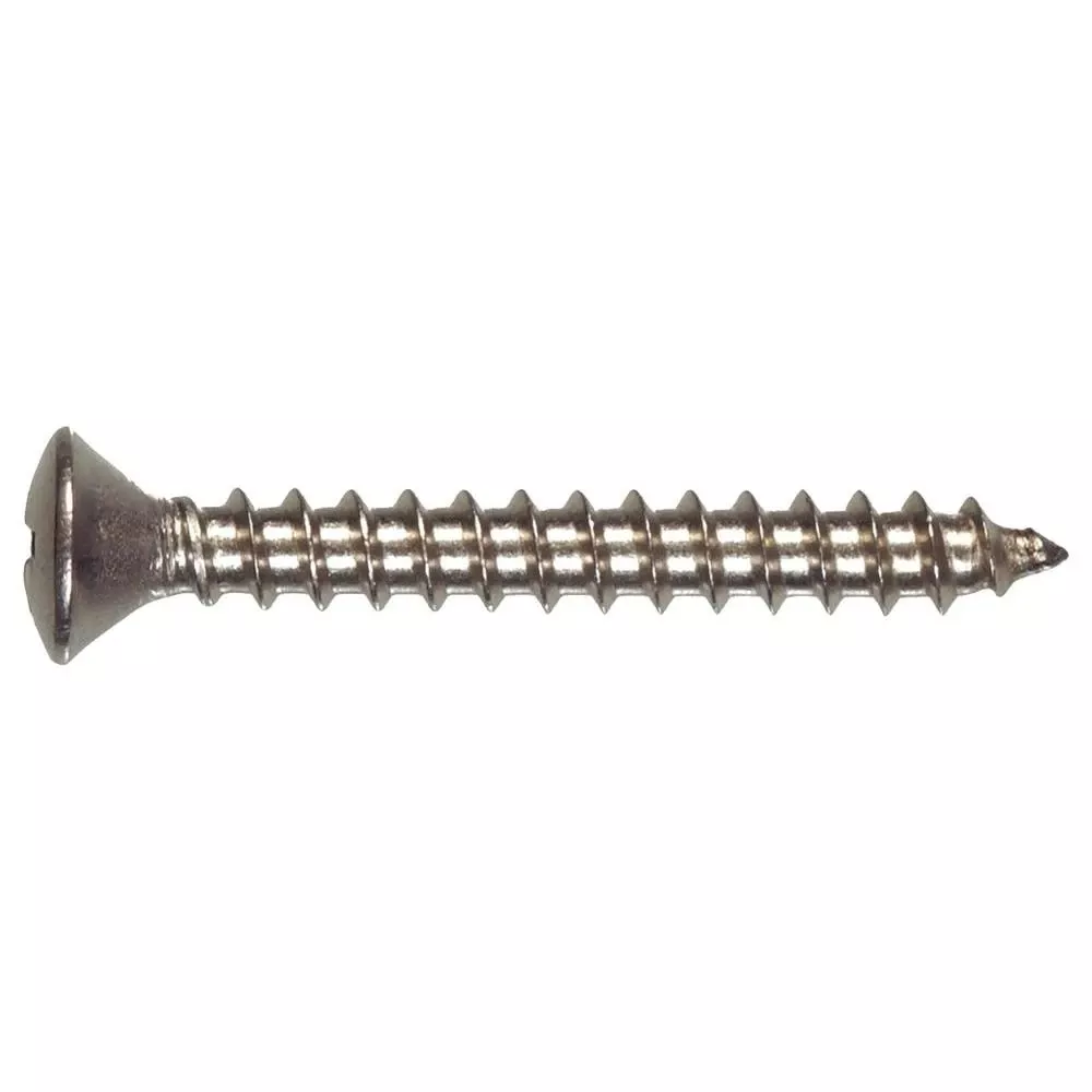 #10 1 in. Phillips Oval-Head Sheet Metal Screws (15-Pack)