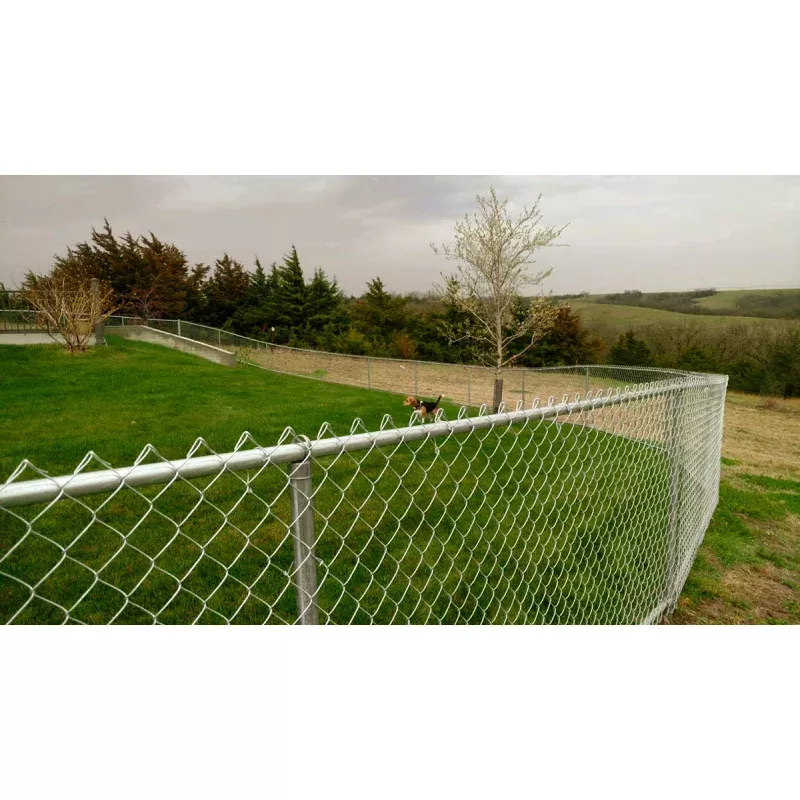 [150' Length] 6' Galvanized Chain Link Complete Fence Package