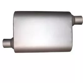 2-1/2" Full Boar Muffler Offset Out