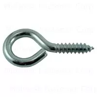 .264 X 2-5/8 Zinc Large Screw Eyes - Durable And Versatile Hardware