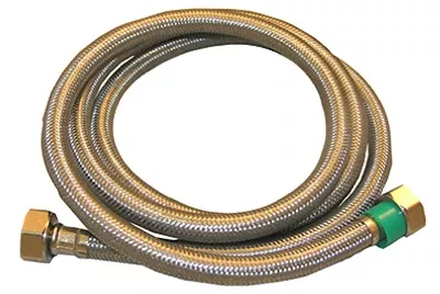 48-Inch 1/2" Iron Pipe Size Stainless Steel Faucet Connector