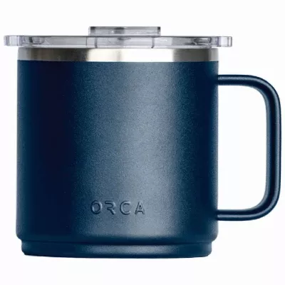 Chaser Cafe Mug, Navy, 16-oz.