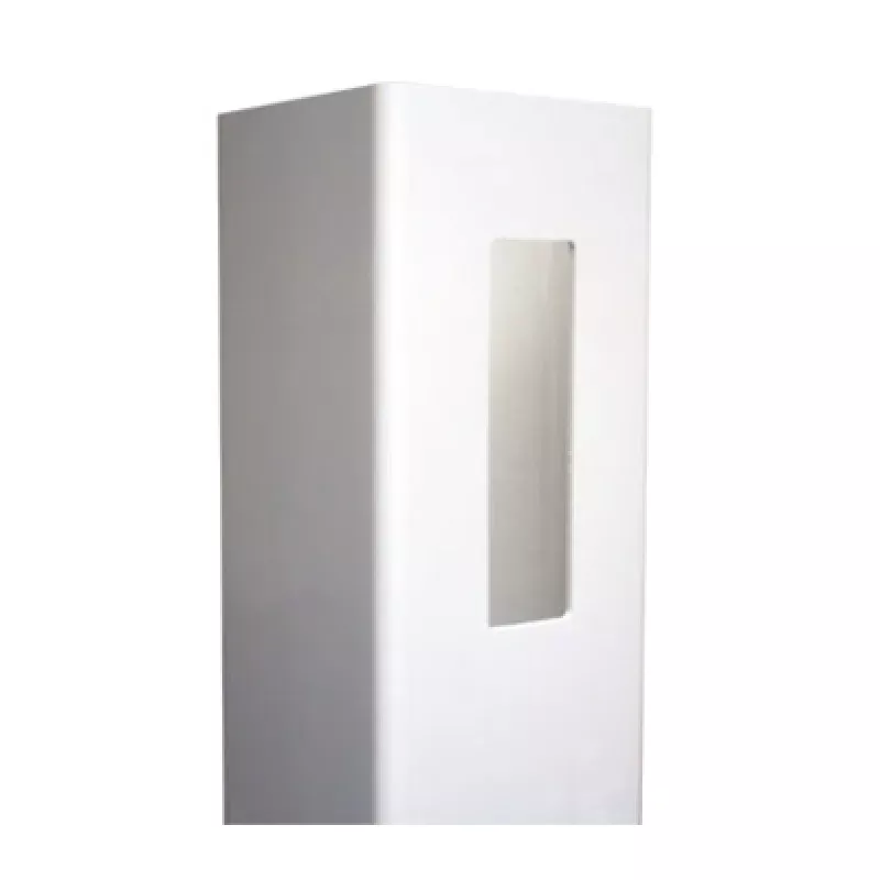 [K-373] White End Post 5" x 5" x 8' For Vinyl Fences