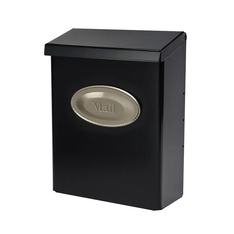 Stylish Lockable Galvanized Steel Wall-Mounted Mailbox