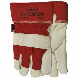 Watson Red Baron Sherpa Cowhide Glove- Large